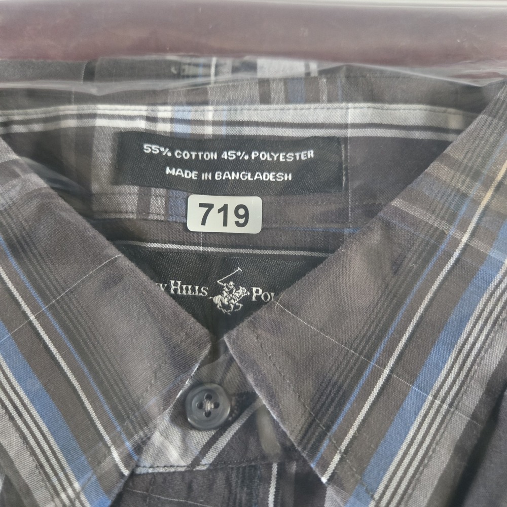 beverly hills polo club shirt l men